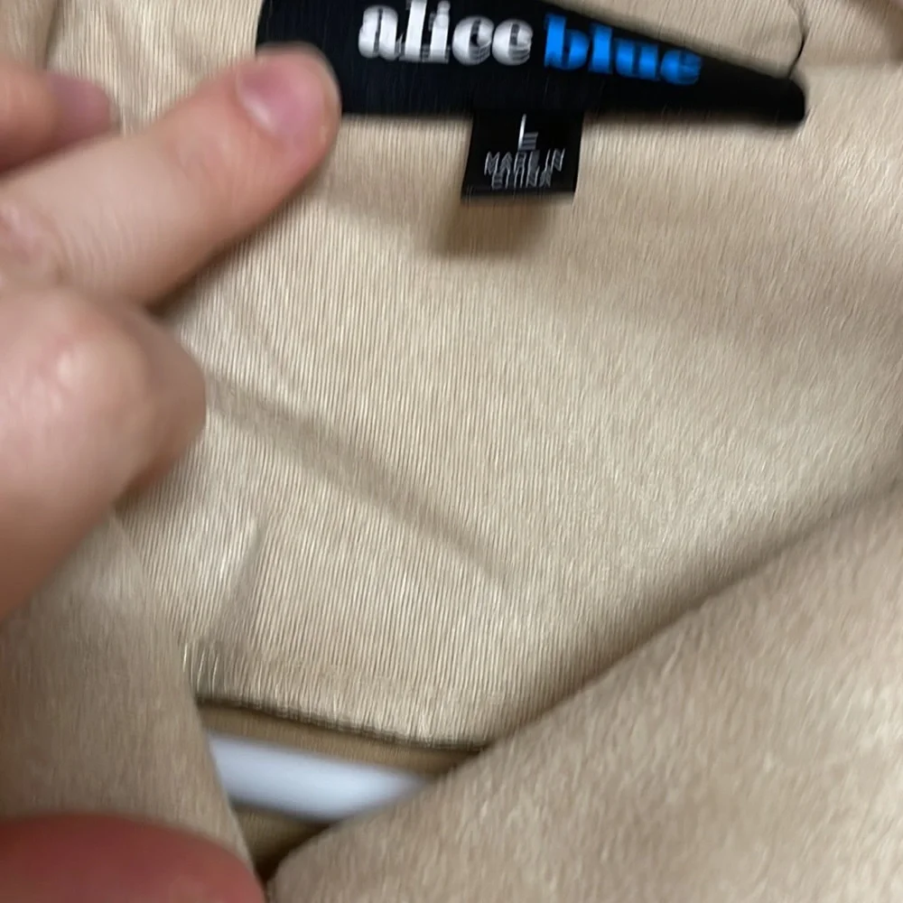 Alice Blue Collared Trench coat - Picture 4 of 4